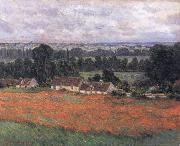 Claude Monet Field of Poppies,Giverny painting
